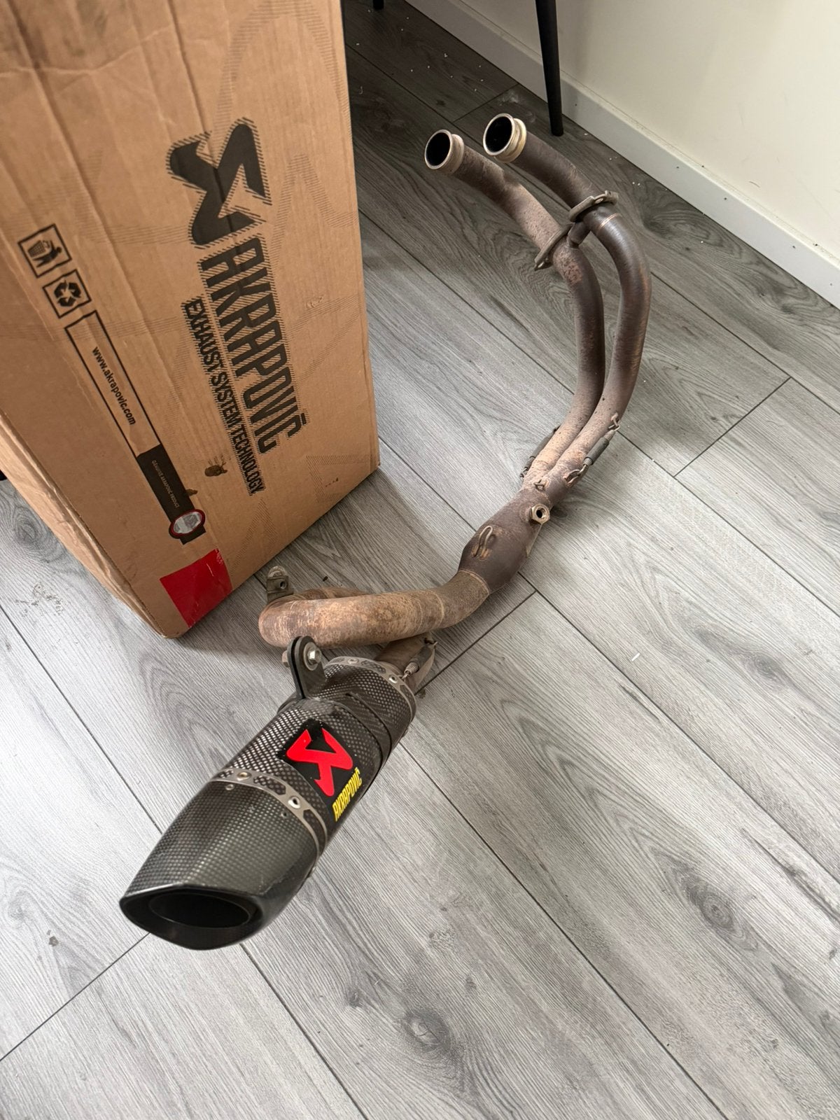 Akrapovic Racing Line CARBON Yamaha MT-07/XSR 700/Tracer 7, Motoren, Ophalen of Verzenden, Gebruikt