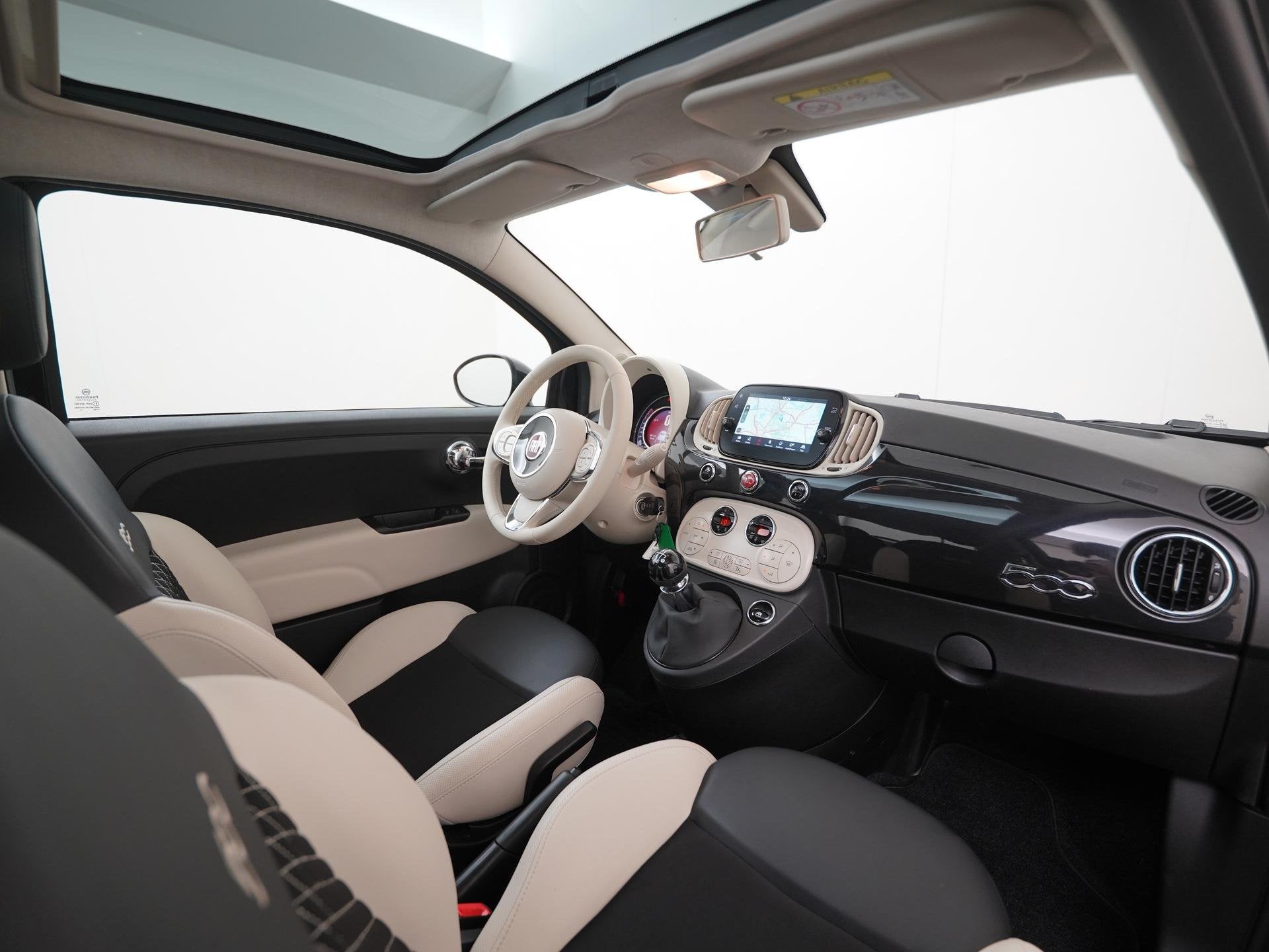 Fiat 500 1.0 Hybrid Dolcevita | Panoramadak | Navigatie | Di, Voorwielaandrijving, 12 maanden, Stof, Euro 6
