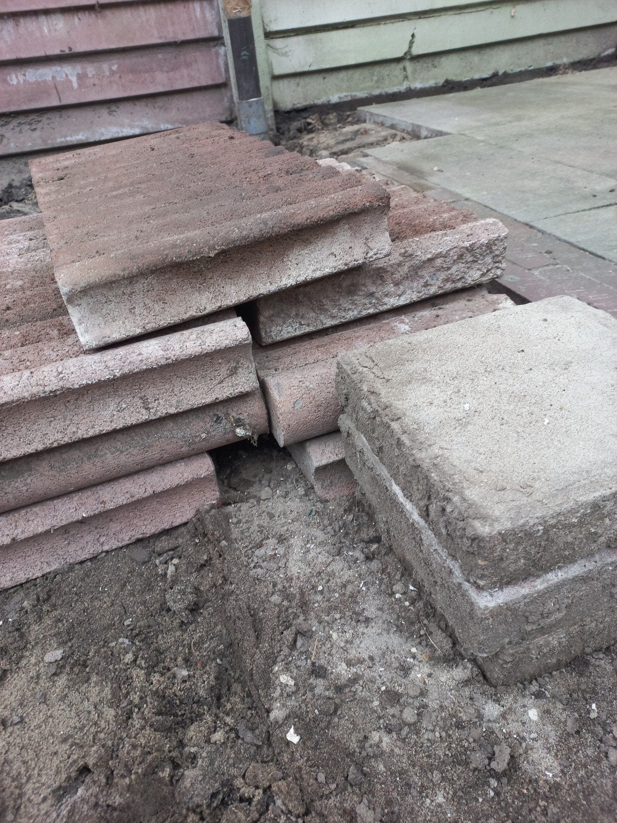 7 stuks betonband 50 x 25 cm Gratis ophalen, Ophalen, Gebruikt, Overige materialen
