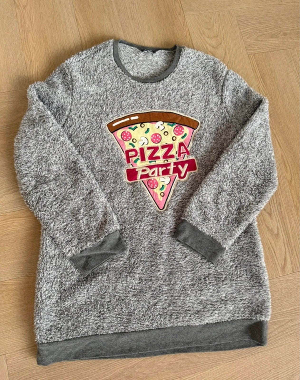 Tezenis Pizza Party Fleece Trui Maat L, Ophalen, Zo goed als nieuw, Maat 42/44 (L)