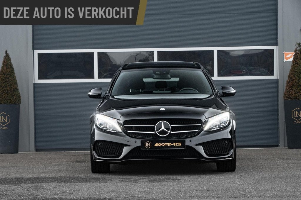 Mercedes C-klasse Estate 400 4MATIC |Pano|Leder|Burmester, Automaat, Met garantie (alle), Automatische klimaatregeling, Vierwielaandrijving