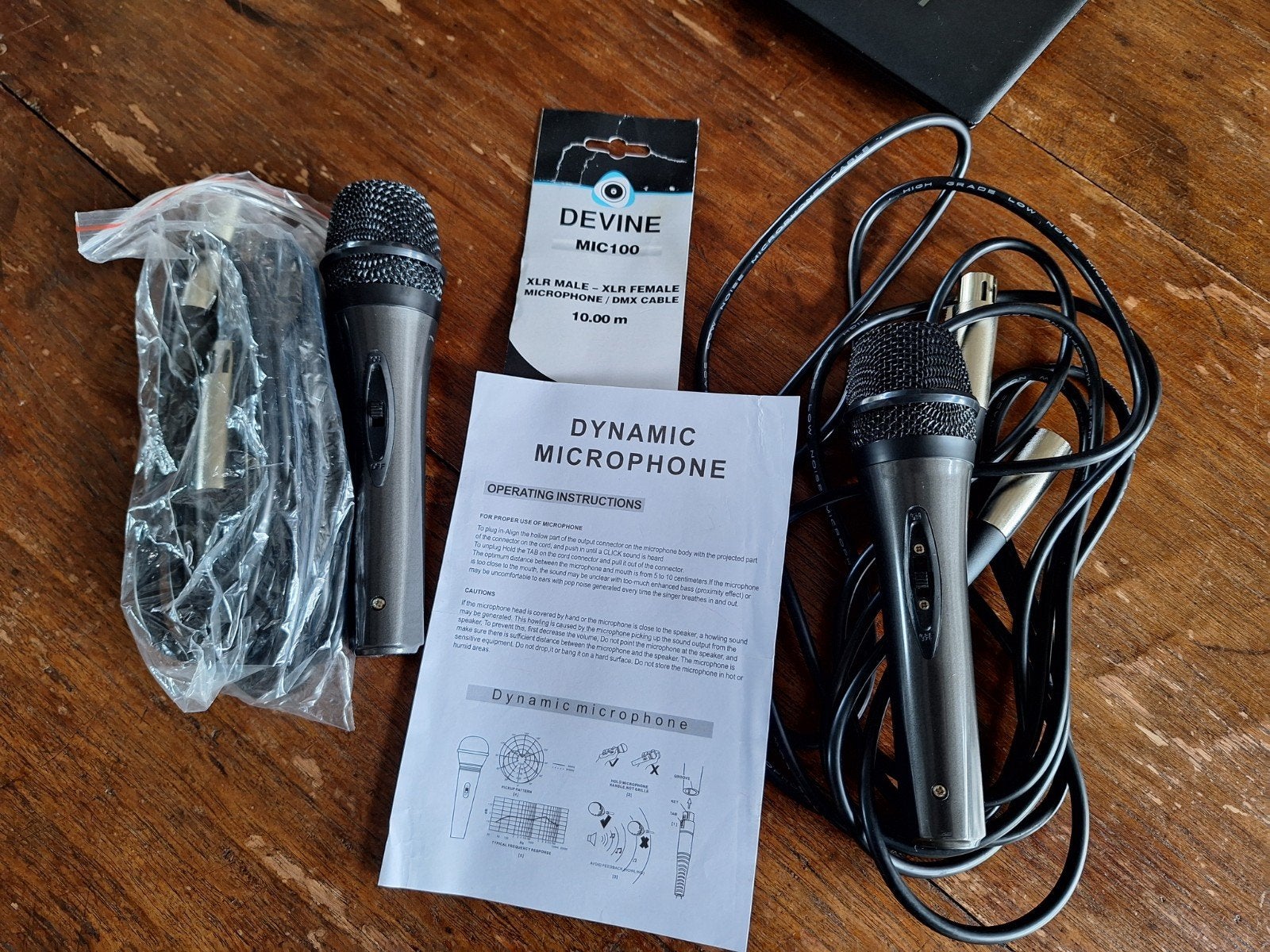 microfoon dynamic mic 100 Devine, Ophalen, Zo goed als nieuw, Studiomicrofoon