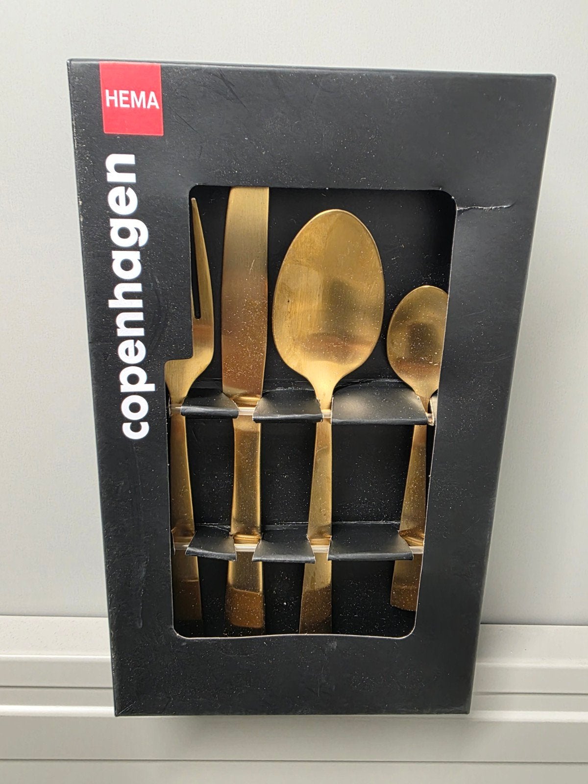 Hema Copenhagen Bestekset Goud - 16-delig, Overige materialen, Bestekset, Overige typen, Nieuw