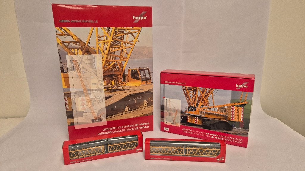 Liebherr LR1600/2 herpa 1:87, Ophalen, Zo goed als nieuw, Hijskraan, Tractor of Landbouw, Herpa