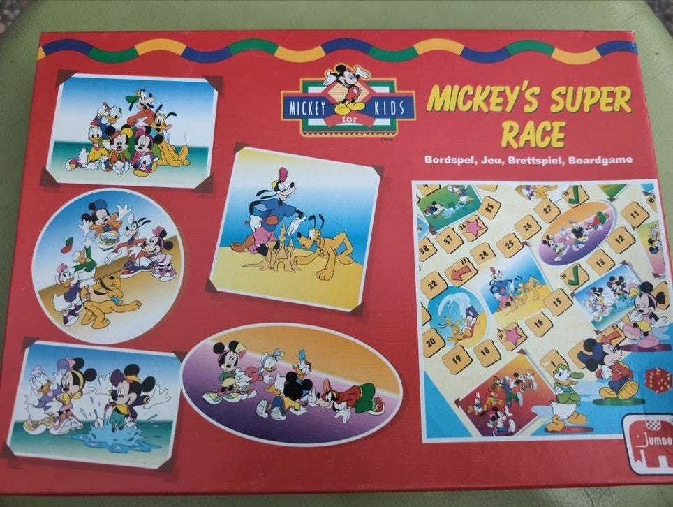 Mickey's Super Race, Disney, Jumbo spel 1997, Ophalen of Verzenden, Zo goed als nieuw