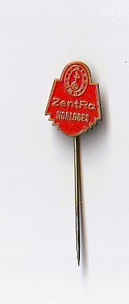 volmetaal speldje van Zentra horloges, Ophalen of Verzenden, Overige onderwerpen, Speldje of Pin