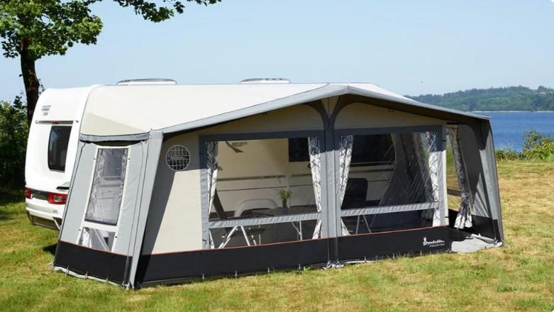 Isabella Ambassador Dawn + Luifel Eclipse G19 Carbon NIEUW, Caravans en Kamperen, Ophalen, Nieuw, Isabella