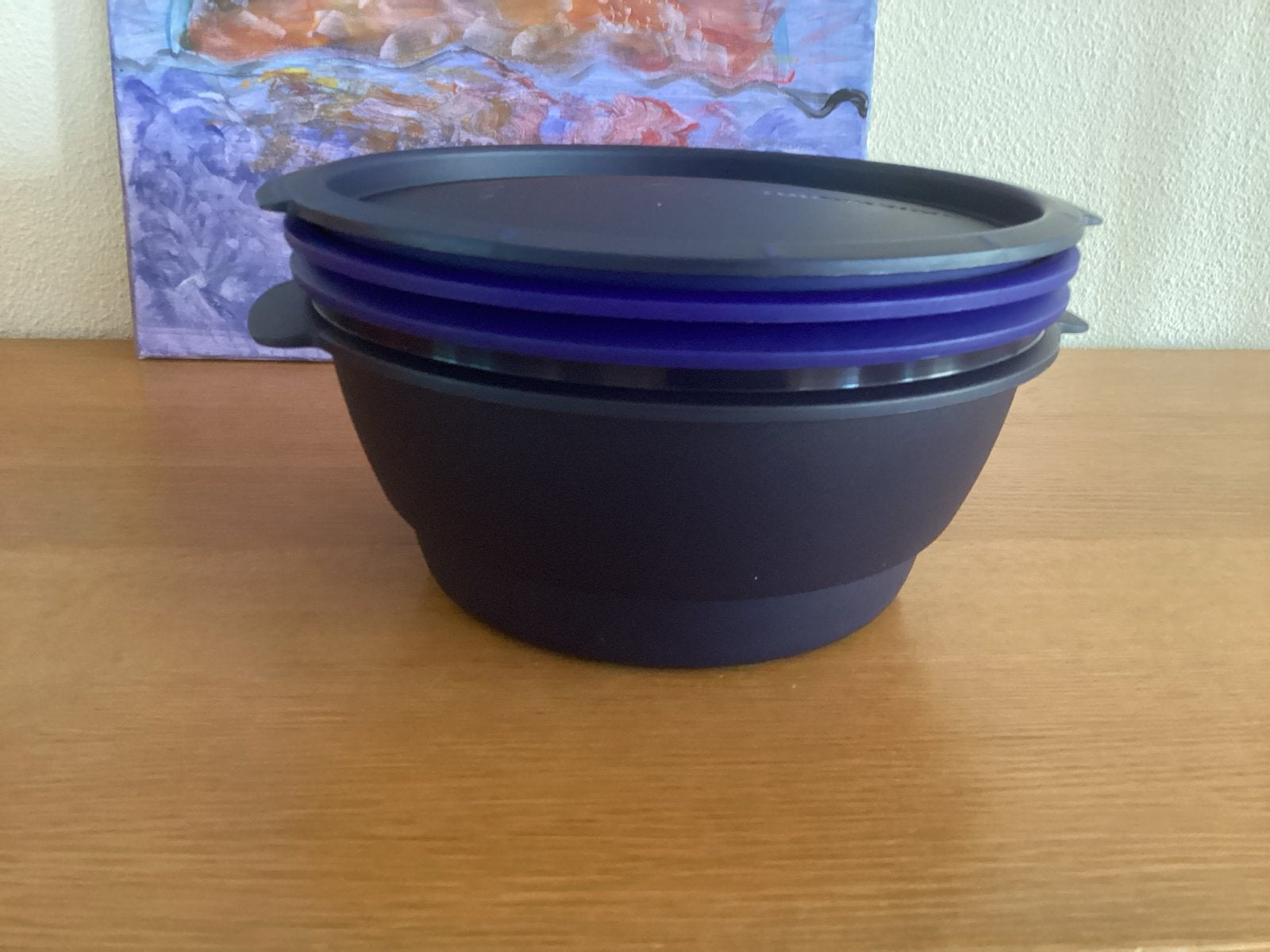 Tupperware Micro rijstkoker - Perfecte rijst in de magnetron, Huis en Inrichting, Blauw, Ophalen of Verzenden, Zo goed als nieuw
