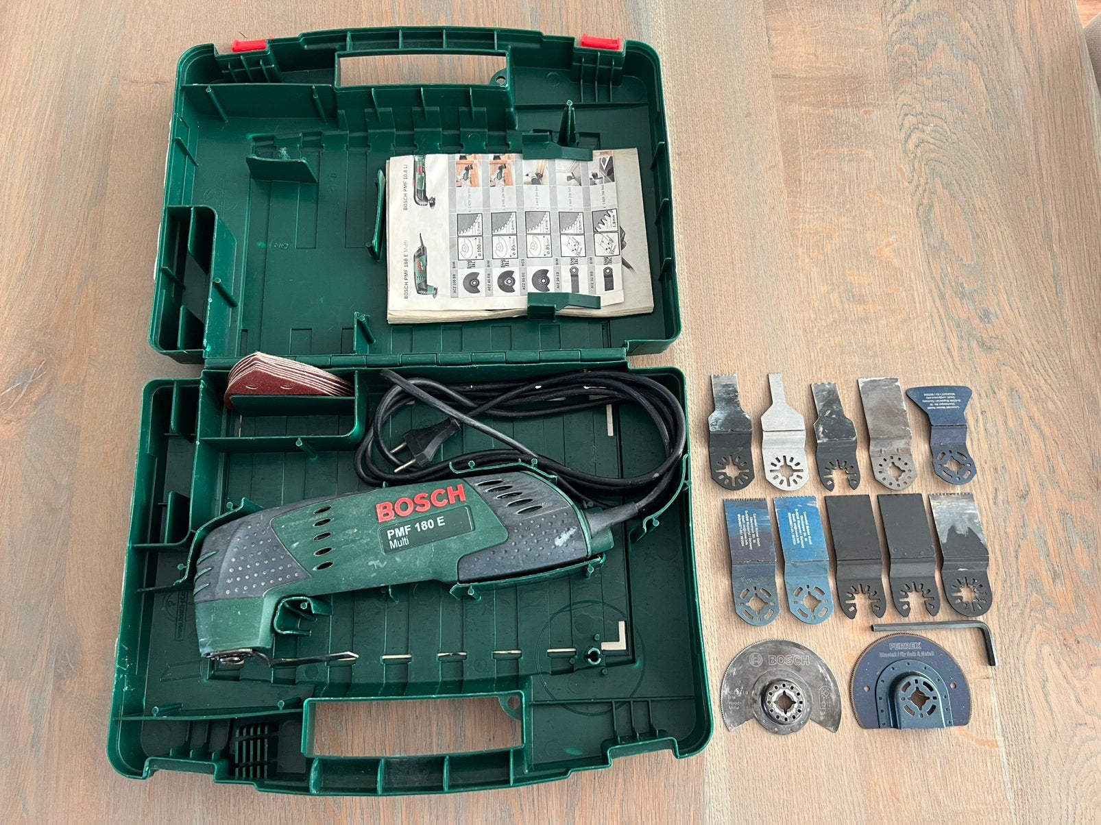 Bosch PMF 180 E multitool met veel extra’s, Ophalen of Verzenden, Gebruikt
