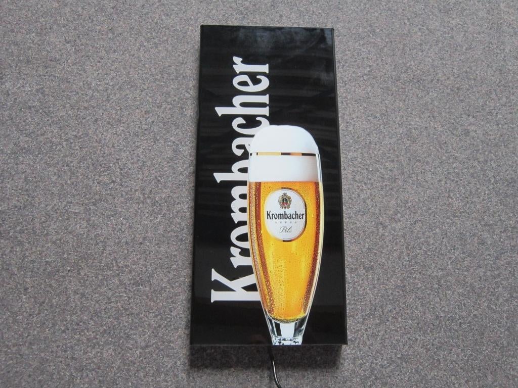 KROMBACHER BIER LICHTRECLAME, Ophalen, Zo goed als nieuw, Overige typen, Overige merken