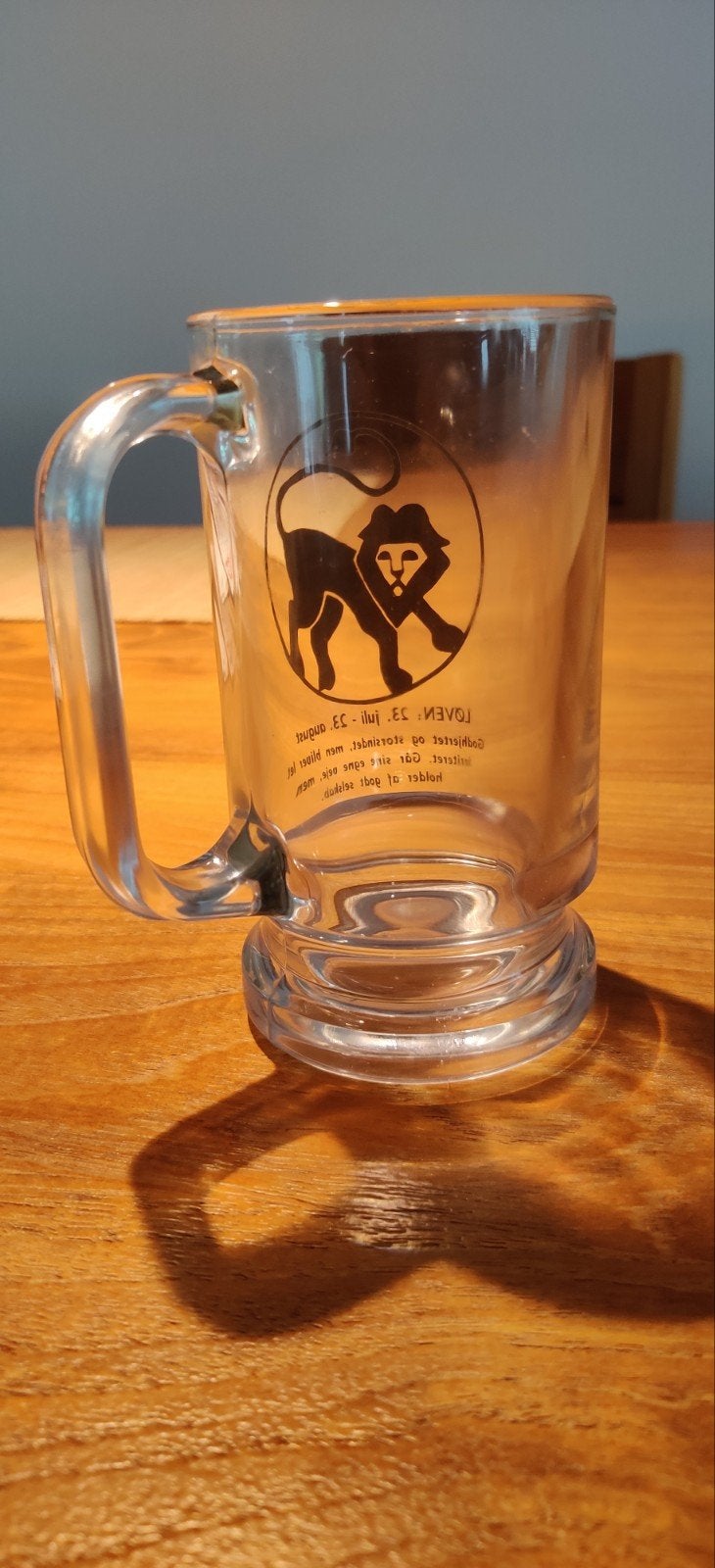 Noorse (sterrenbeeld) bierpul, Ophalen, Zo goed als nieuw, Bierglas