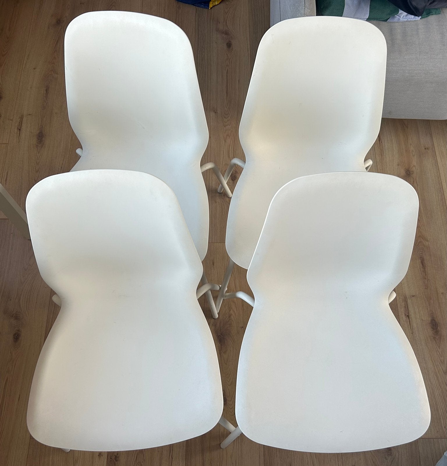 Ikea BRORINGE stoelen, Huis en Inrichting, Ophalen, Gebruikt, Wit, Vier