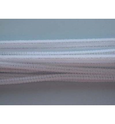 Hobby & Crafting Fun chenille draad wit dikte 6 mm, ., Nieuw, Ophalen of Verzenden, .