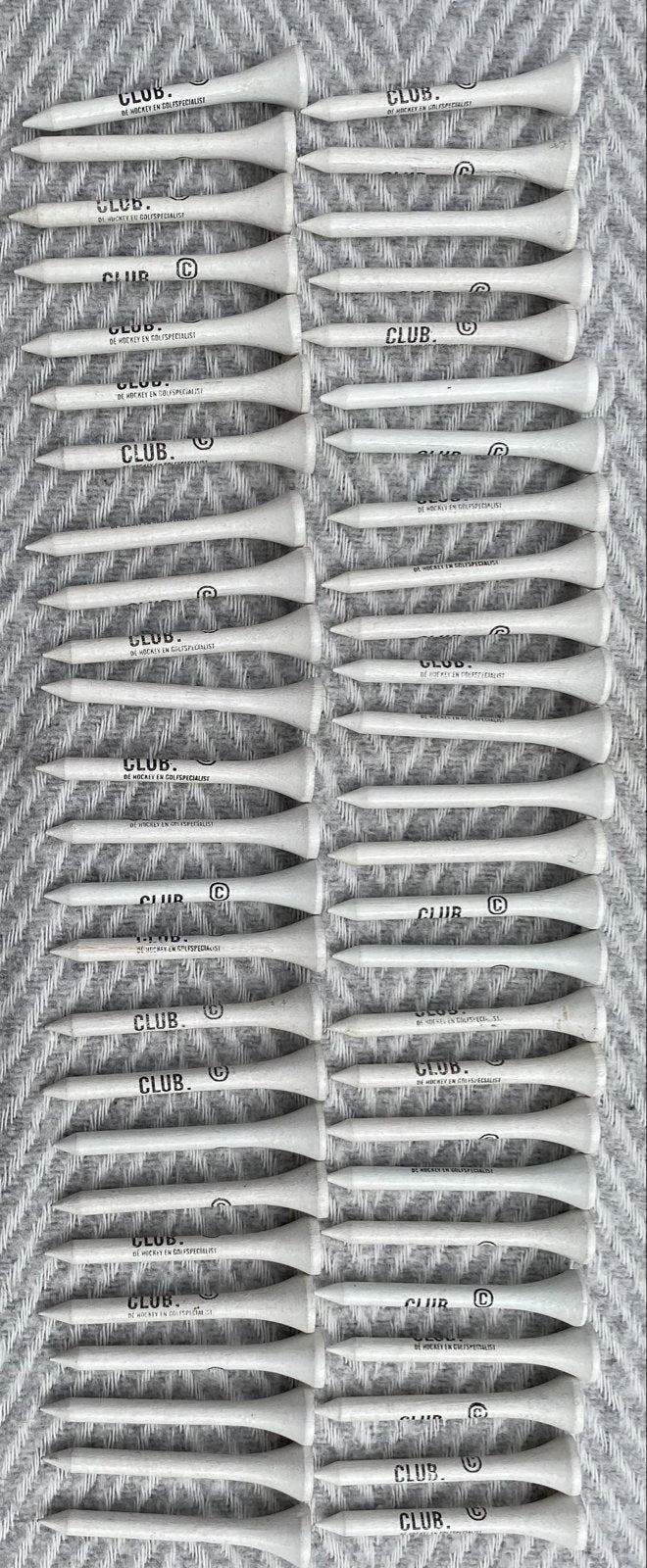 Grote partij golf tees van Club, 51 stuks, Ophalen of Verzenden, Gebruikt, Overige typen, Overige merken