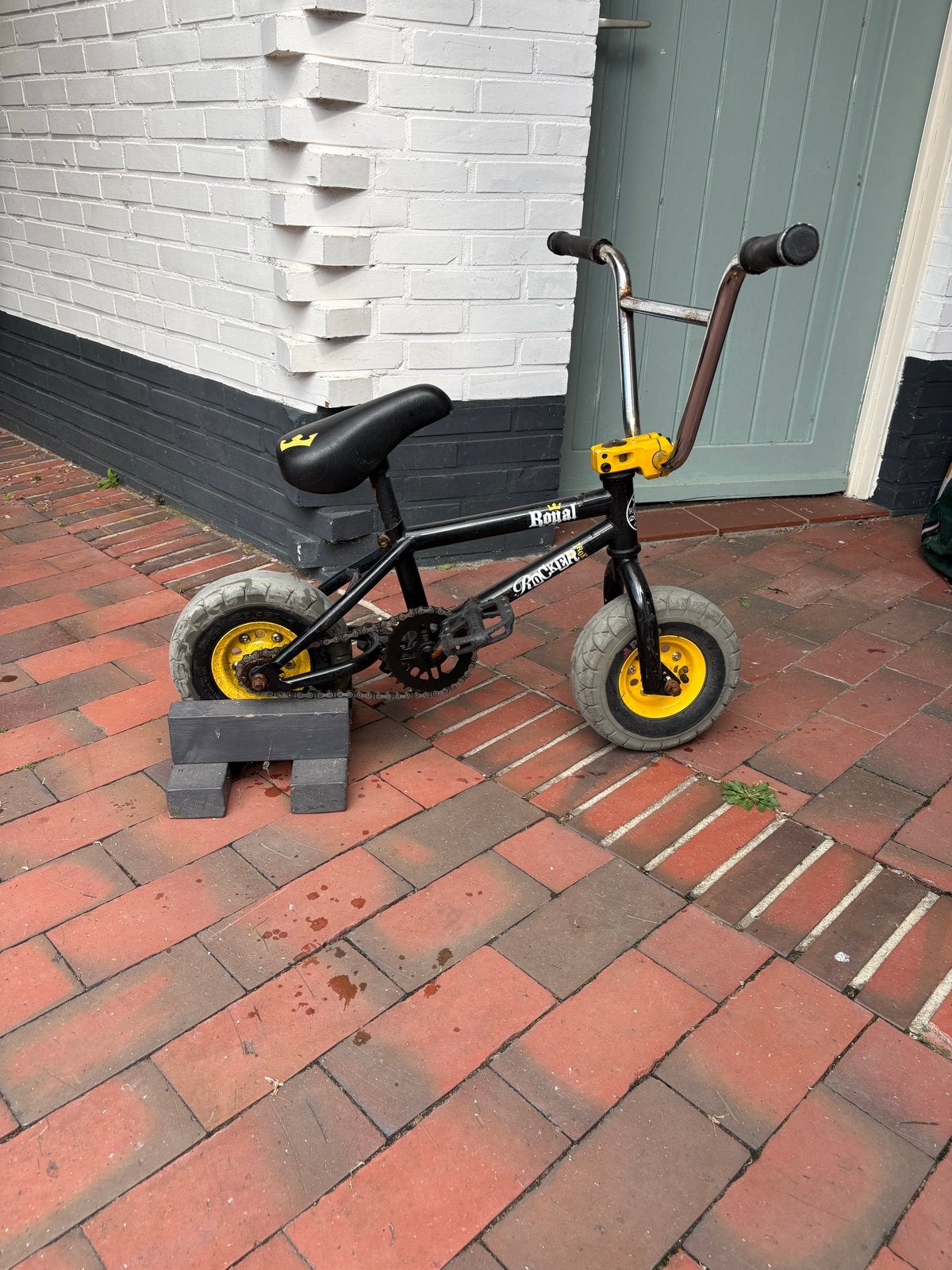 Royal Rocker Mini BMX - Gebruikt, Fietsen en Brommers, Fietsen | Crossfietsen en BMX, Ophalen, Gebruikt, Staal, Velgrem