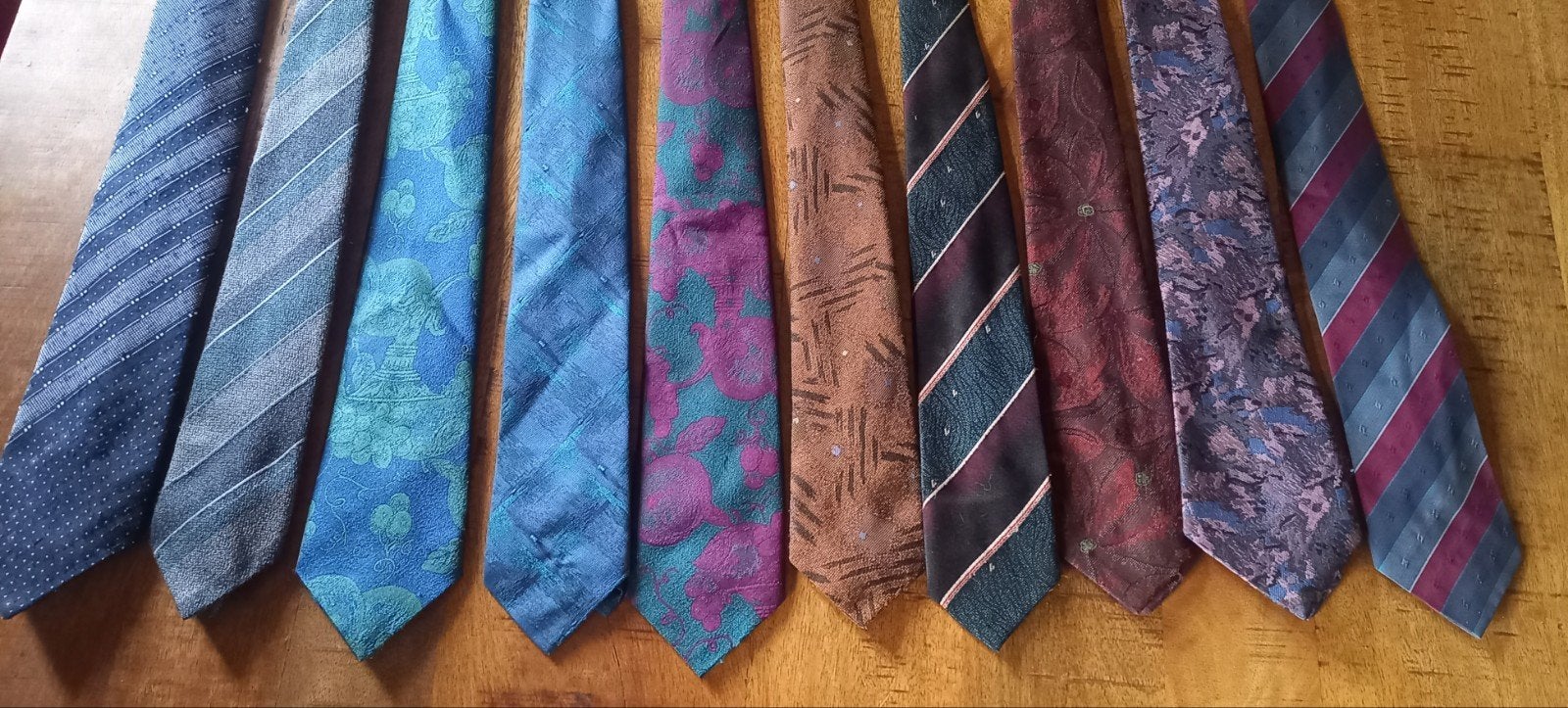 Verzameling stropdassen,16 stuks, Meerkleurig, Ophalen of Verzenden, Diverse merken, Met patroon