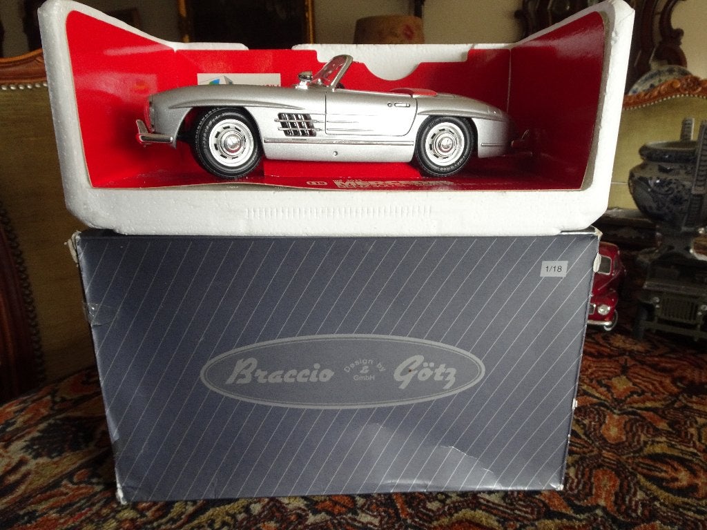 MERCEDES BENZ 300 SL ROADSTER 1957 BRACCIO GOTZ, Ophalen of Verzenden, Zo goed als nieuw, Auto, Overige merken