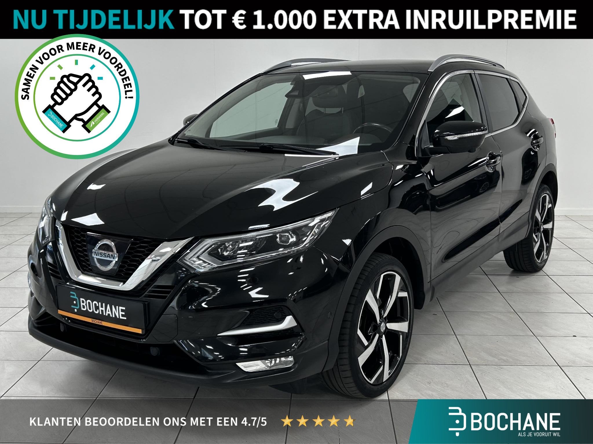 Nissan Qashqai 1.2 Tekna PANORAMADAK | LEDEREN BEKLEDING | N