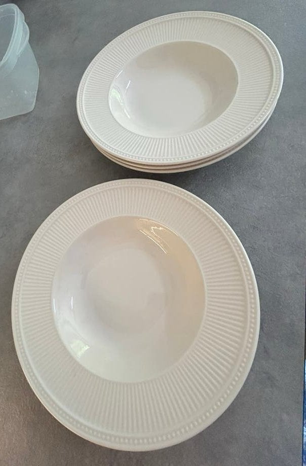 4 soepborden Wedgwood Windsor, Ophalen of Verzenden, Zo goed als nieuw, Porselein