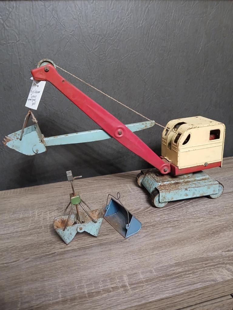 Vintage Russische M3MA hijskraan uit 1966, Antiek en Kunst, Antiek | Speelgoed, Ophalen of Verzenden