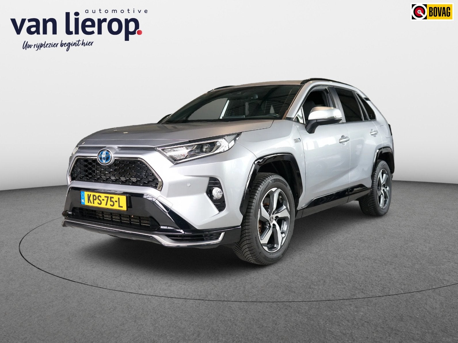 Toyota RAV4 2.5 Plug-in Hybrid AWD Dynamic|TREKH|CARPLAY|CAM, Auto's, Automaat, Stof, Gebruikt, 2487 cc