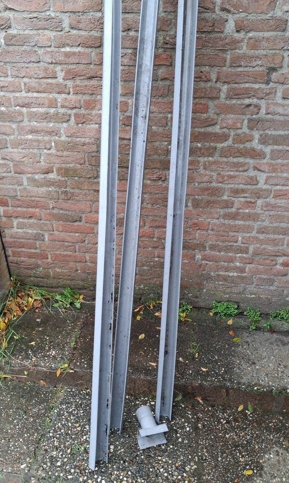 3x2 meter kunststof goot, Ophalen, Gebruikt, Pvc, 2 tot 4 meter