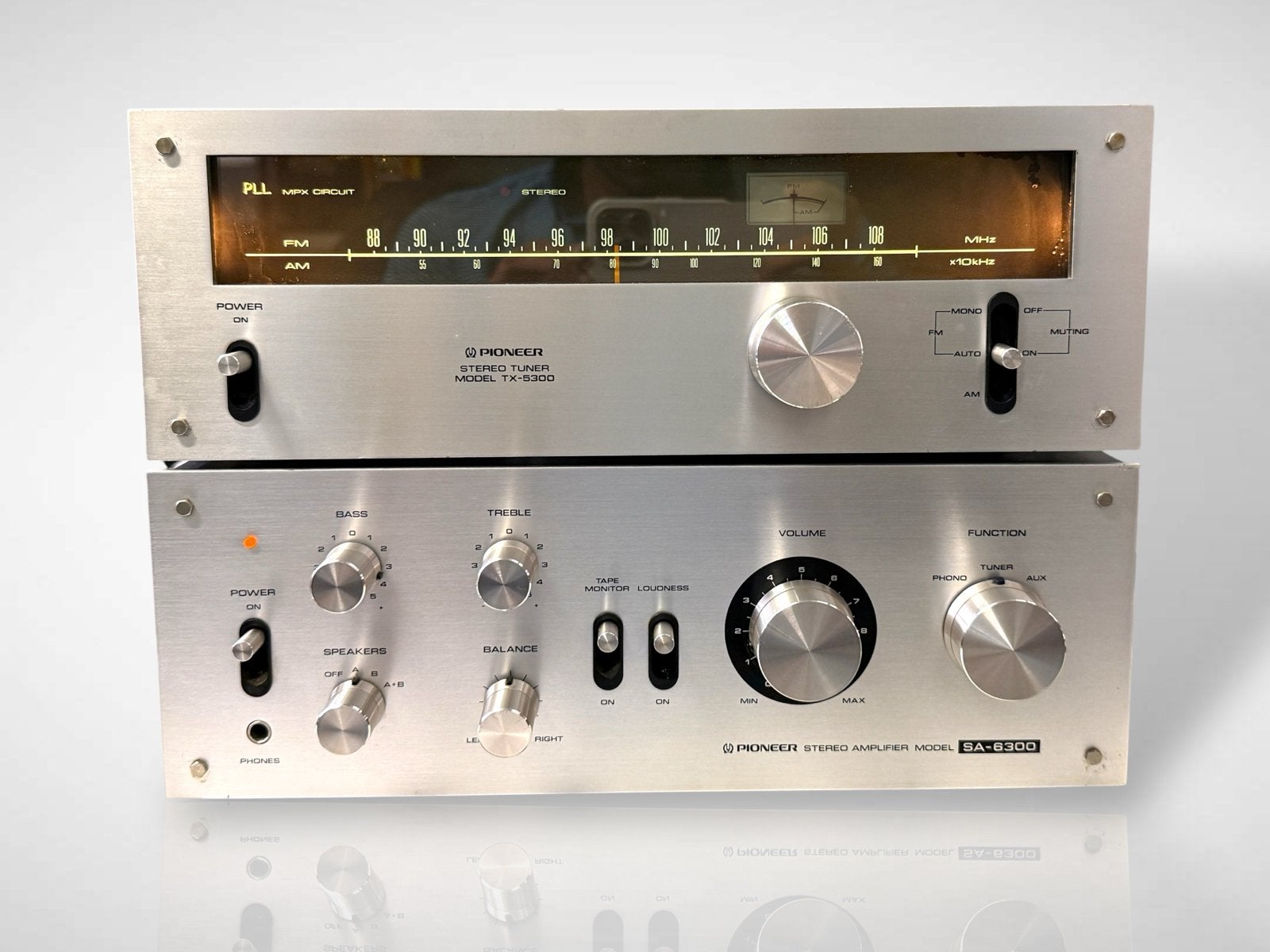 Vintage Pioneer Stereo Set - Versterker & Tuner, Pioneer, Tuner of Radio, Pioneer, Pioneer