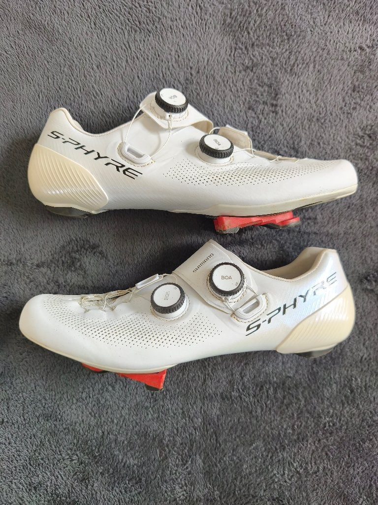 Shimano S-PHYRE RC903 Wielrenschoenen Heren 43.5  WIT, Ophalen of Verzenden, Zo goed als nieuw, Schoenen