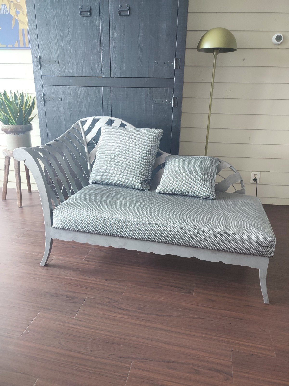 Bank chaise longue longchair sofa stoel piet klerkx, Ophalen of Verzenden, Zo goed als nieuw, Tweepersoons, Minder dan 150 cm