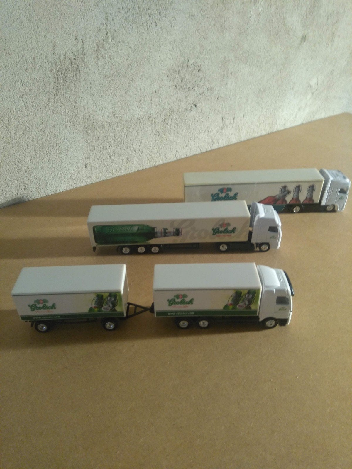 Grolsch vrachtwagens, Ophalen, Zo goed als nieuw, Grolsch