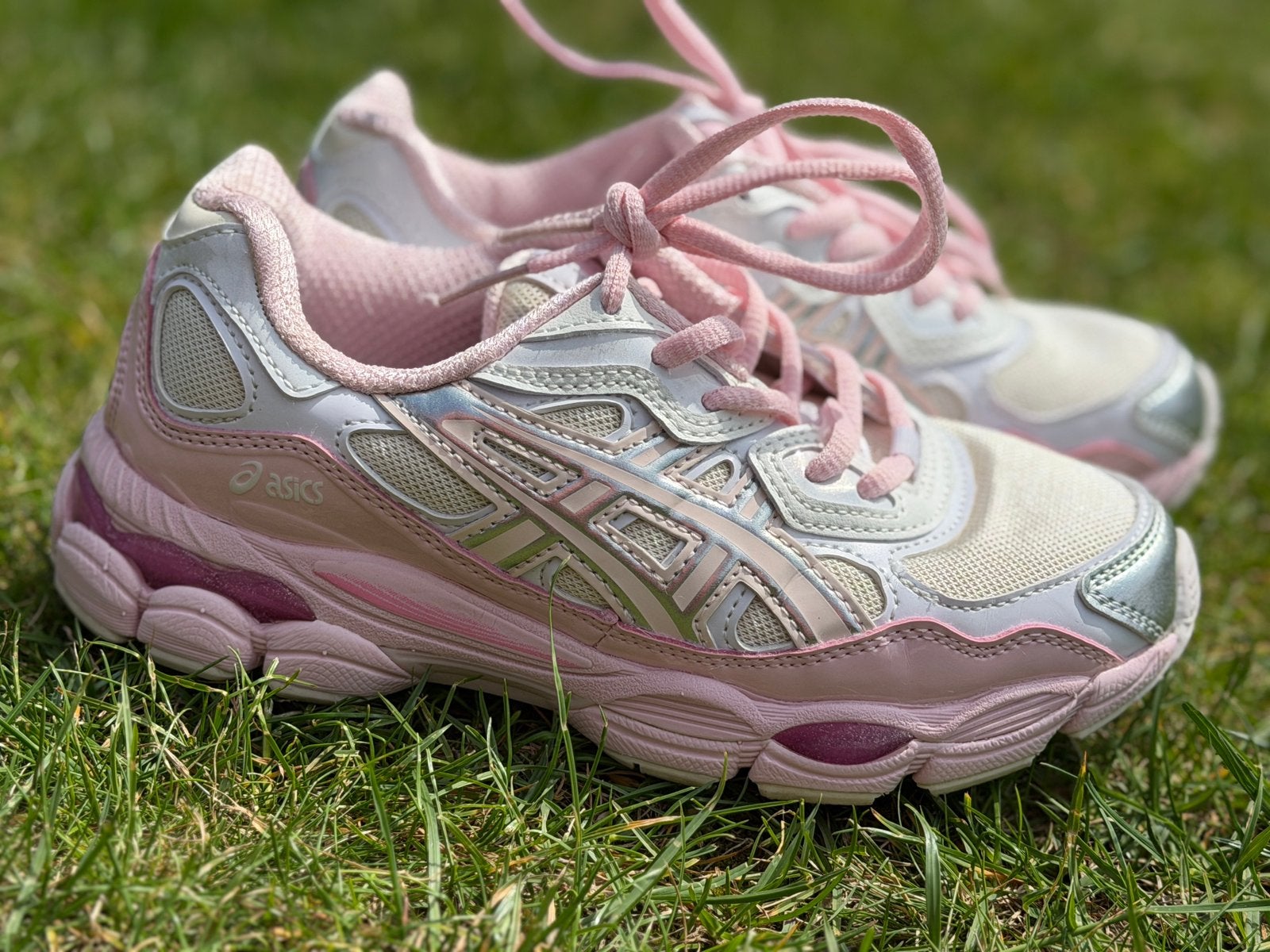 ASICS sneakers maat 36 (valt als 36 Ie tekst, Ophalen of Verzenden, Zo goed als nieuw, Roze, Sneakers of Gympen