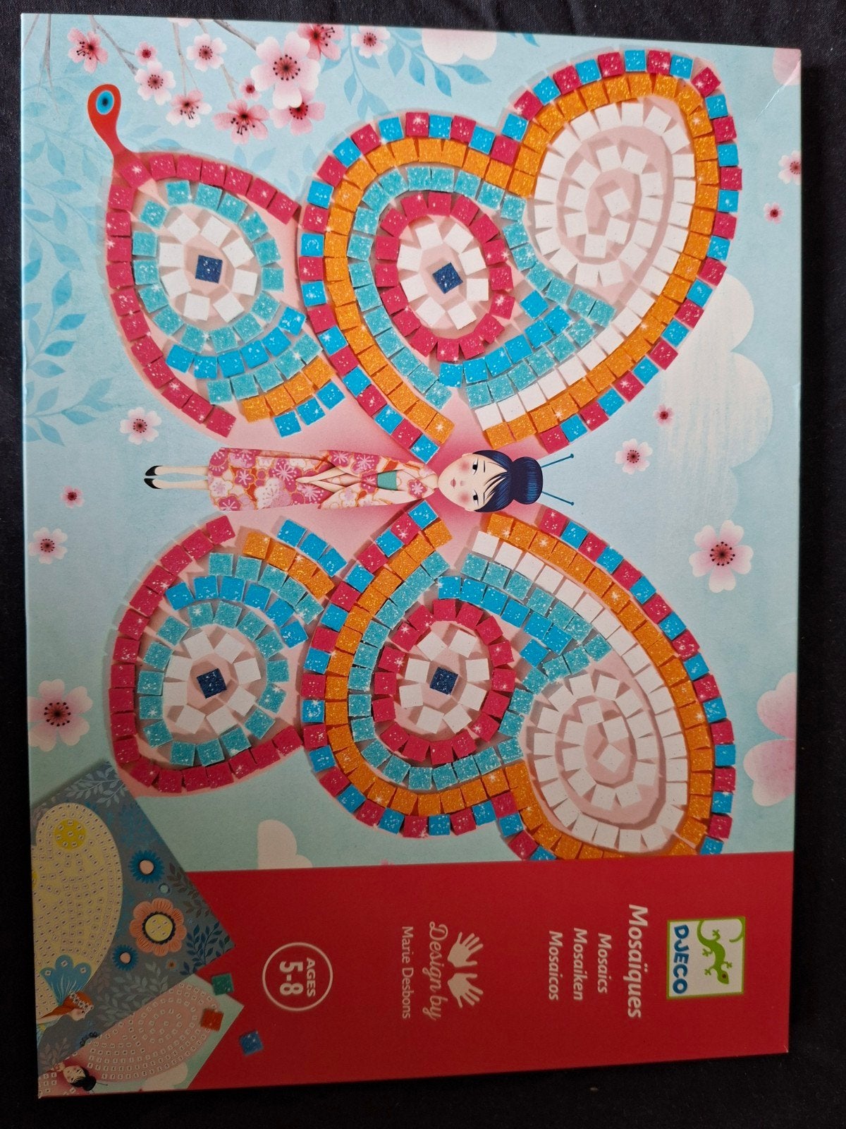 Djeco Mozaïek knutselset Vlinder (5-8 jaar), Ophalen of Verzenden, Nieuw, Knutselen