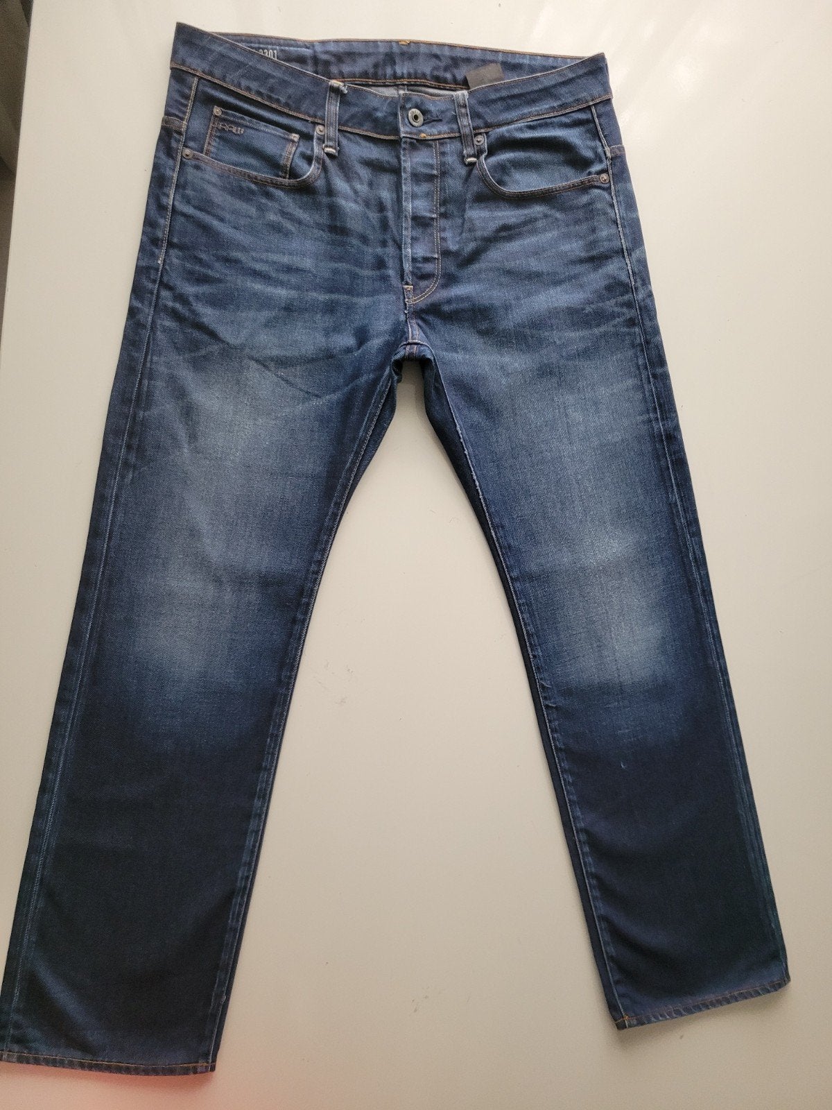 CLASSIC G STAR RAW 3391 STRAIGHT JEANS SIZE 33, G-Star Raw, Blauw, Ophalen of Verzenden, Zo goed als nieuw