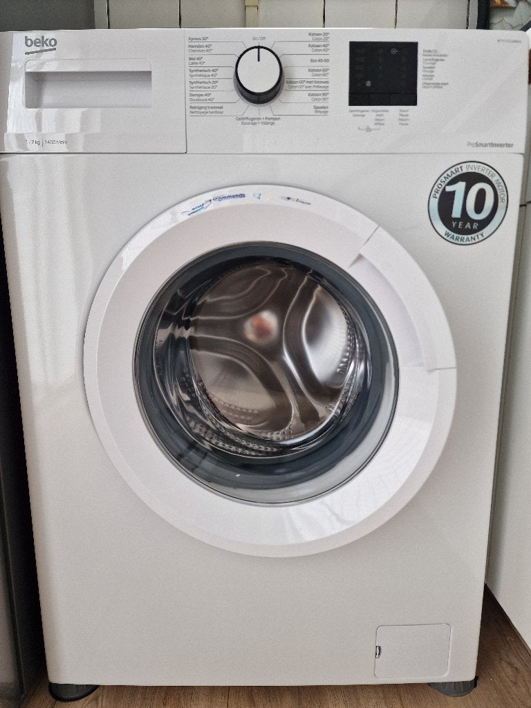 Beko WTV77111BW01 Washing Machine, Witgoed en Apparatuur, Wasmachines, Ophalen, Gebruikt, Minder dan 85 cm, Voorlader