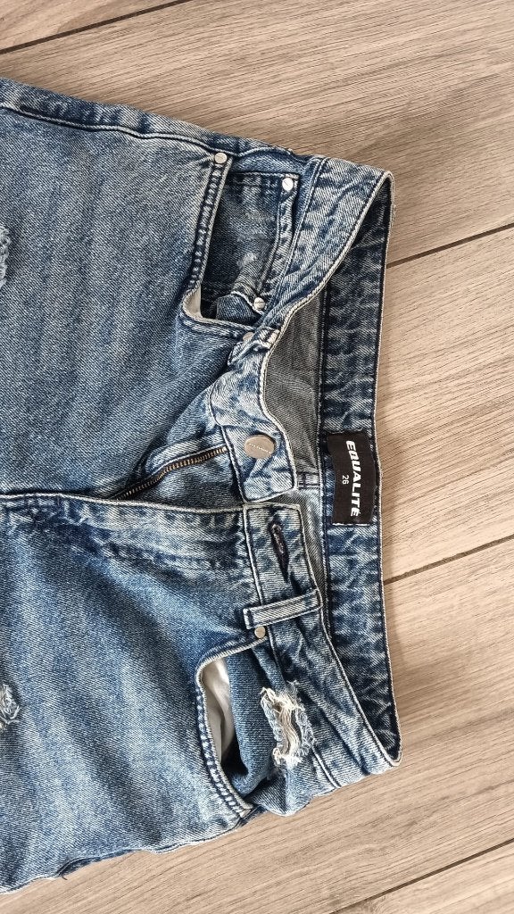 Spikerbroeek Equalite, Kleding | Heren, Blauw, Overige jeansmaten, Equalite, Ophalen of Verzenden