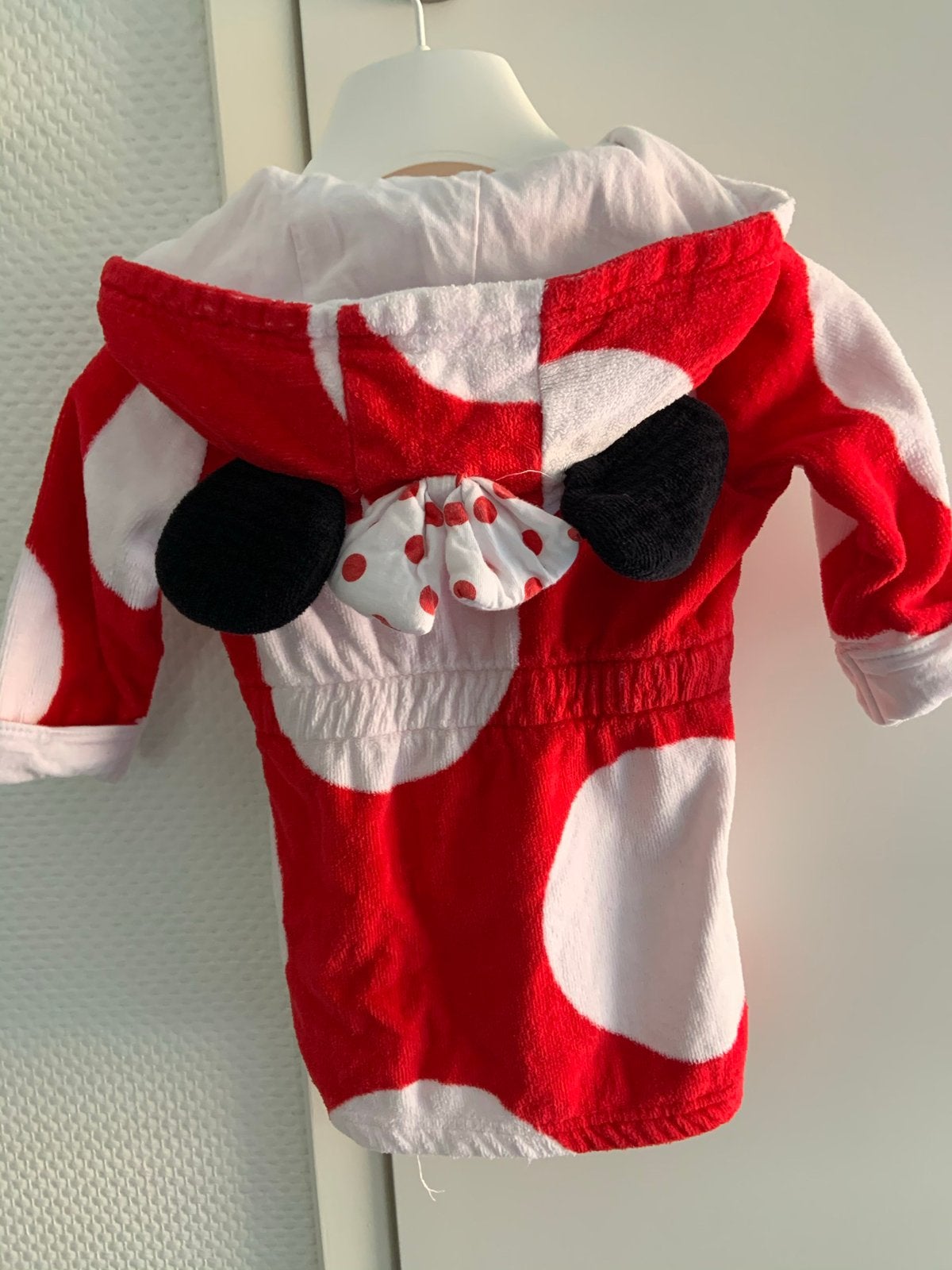 Disney baby badjas mini mouse 9/12 maanden, Ophalen of Verzenden, Zo goed als nieuw, Meisje, Nacht- of Onderkleding