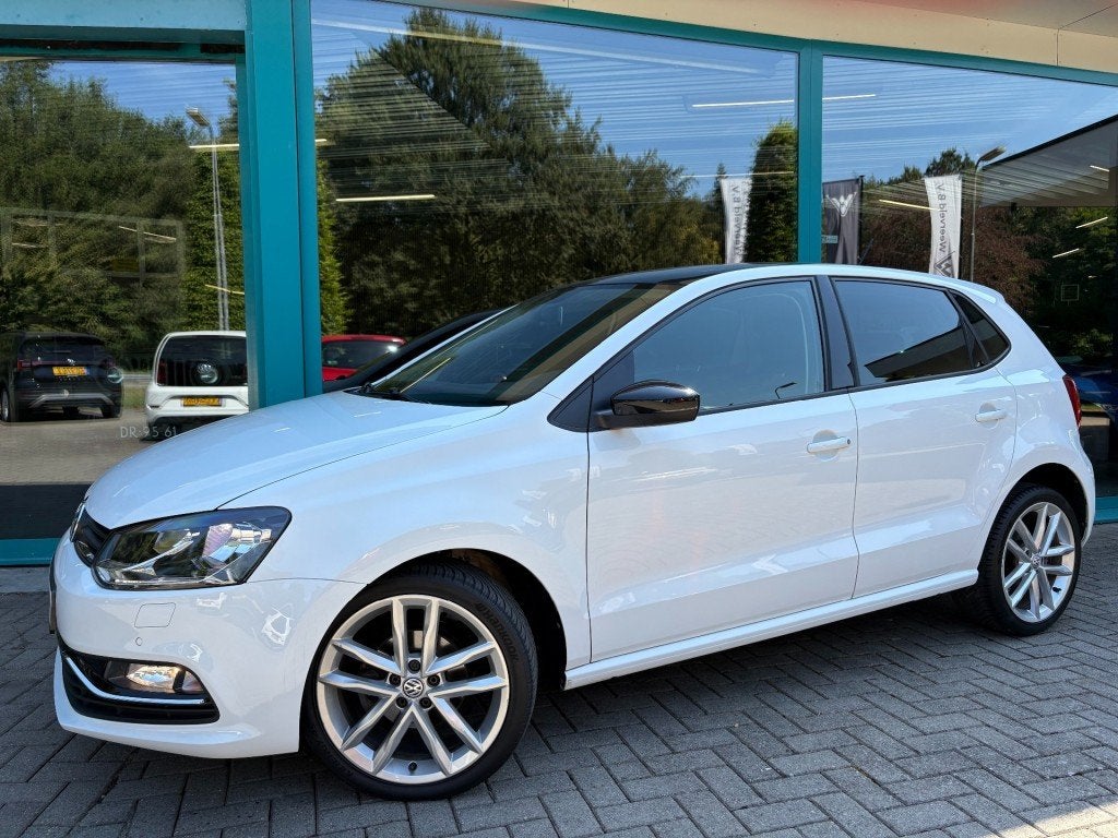 Volkswagen POLO 1.2 TSI HIGHLINE  Airco, 17Inch, PDC, Gebruikt, 4 cilinders, Wit, Bedrijf