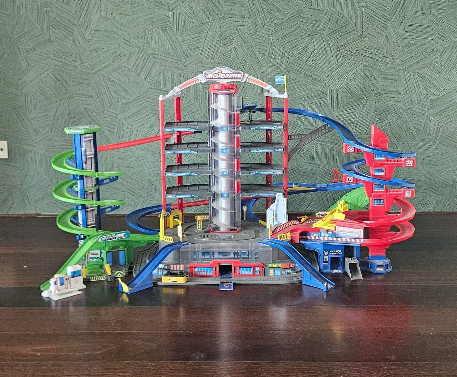 Majorette Super City Garage, Ophalen, Gebruikt