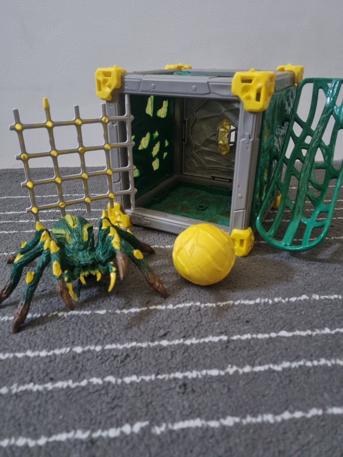 schleich Eldrador Creatures | BattleCave Junglespin, Ophalen of Verzenden, Zo goed als nieuw, Poppenhuis