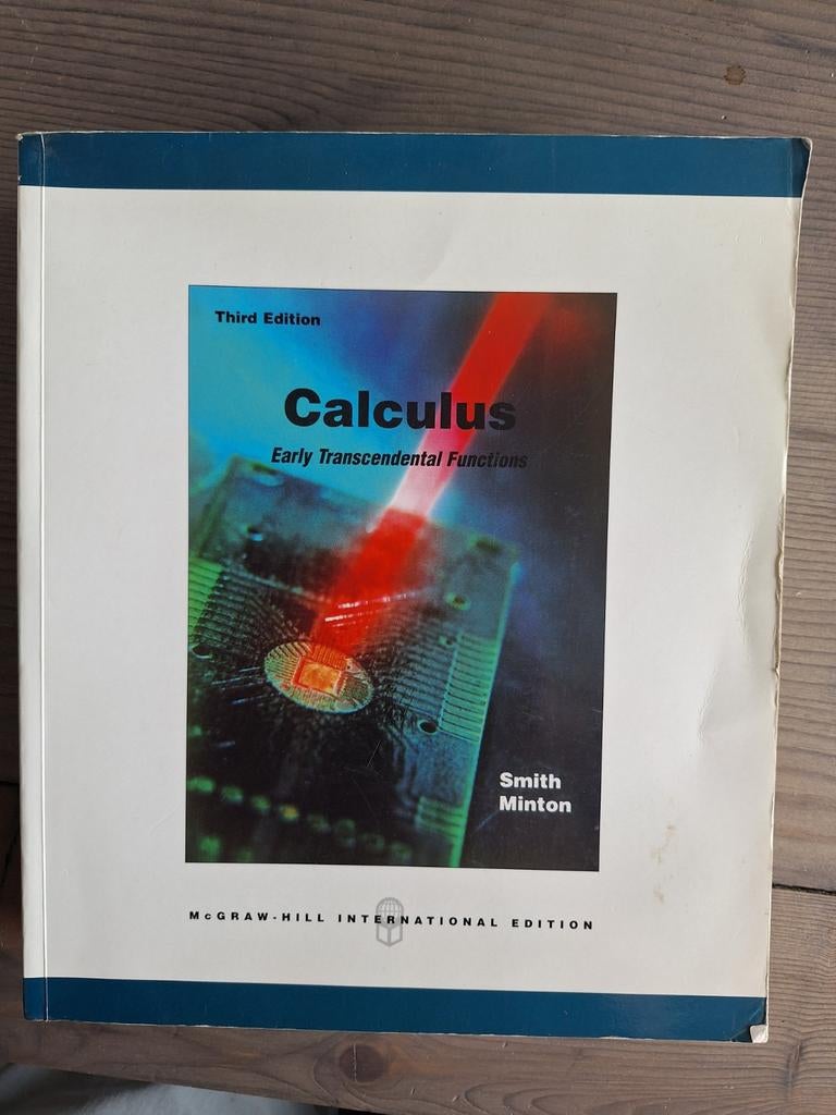 Calculus Early Transcendentals - Derde Editie, Boeken, Gelezen, Robert T. Smith, Roland B. Minton, Ophalen of Verzenden, WO