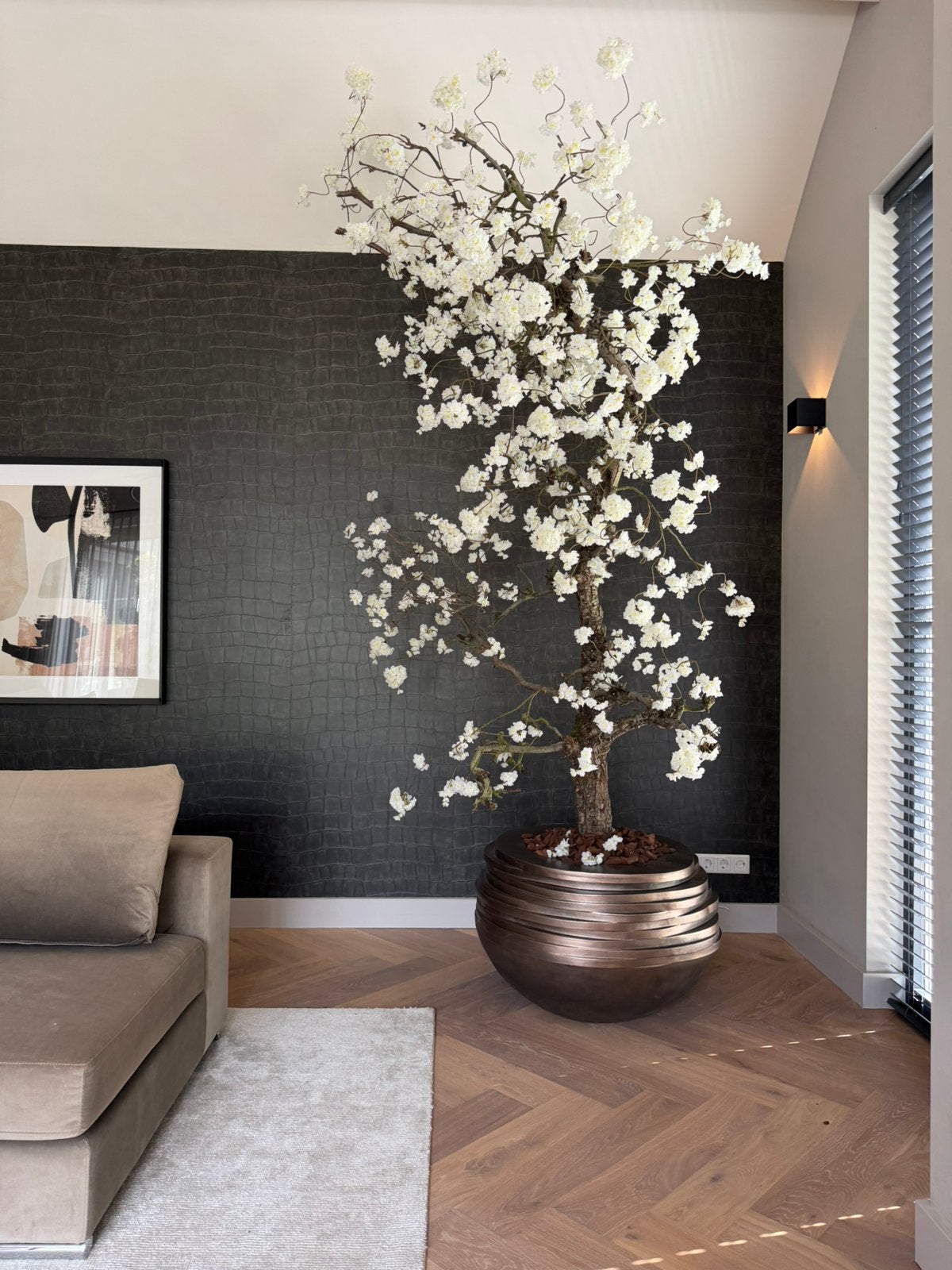 Bloesemboom XXL - 300cm hoog maatwerk - echte boomstam, Huis en Inrichting, Ophalen, Binnen, Hout, 20 cm