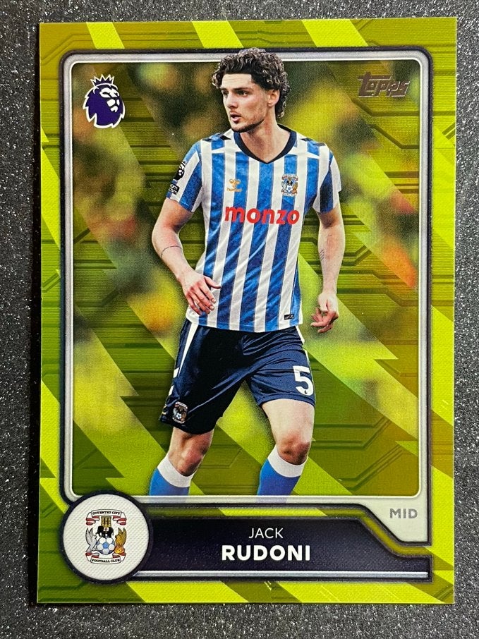 Topps Flagship Premier League 26/27   YELLOW VOLTAGE  RUDONI, Verzenden, Plaatje