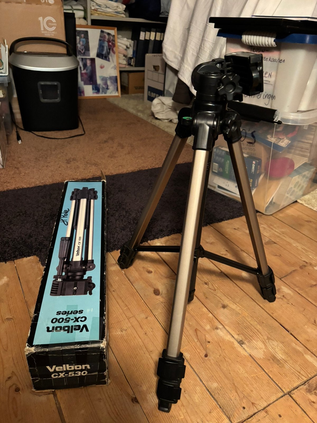 Velbon cx530 statief, Ophalen of Verzenden, Zo goed als nieuw, Driepoot