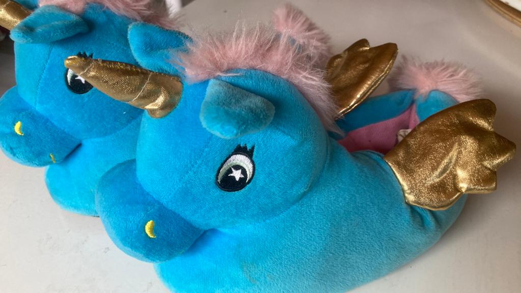 Eenhoorn unicorn sloffen, Ophalen, Gebruikt, Meisje, Overige typen