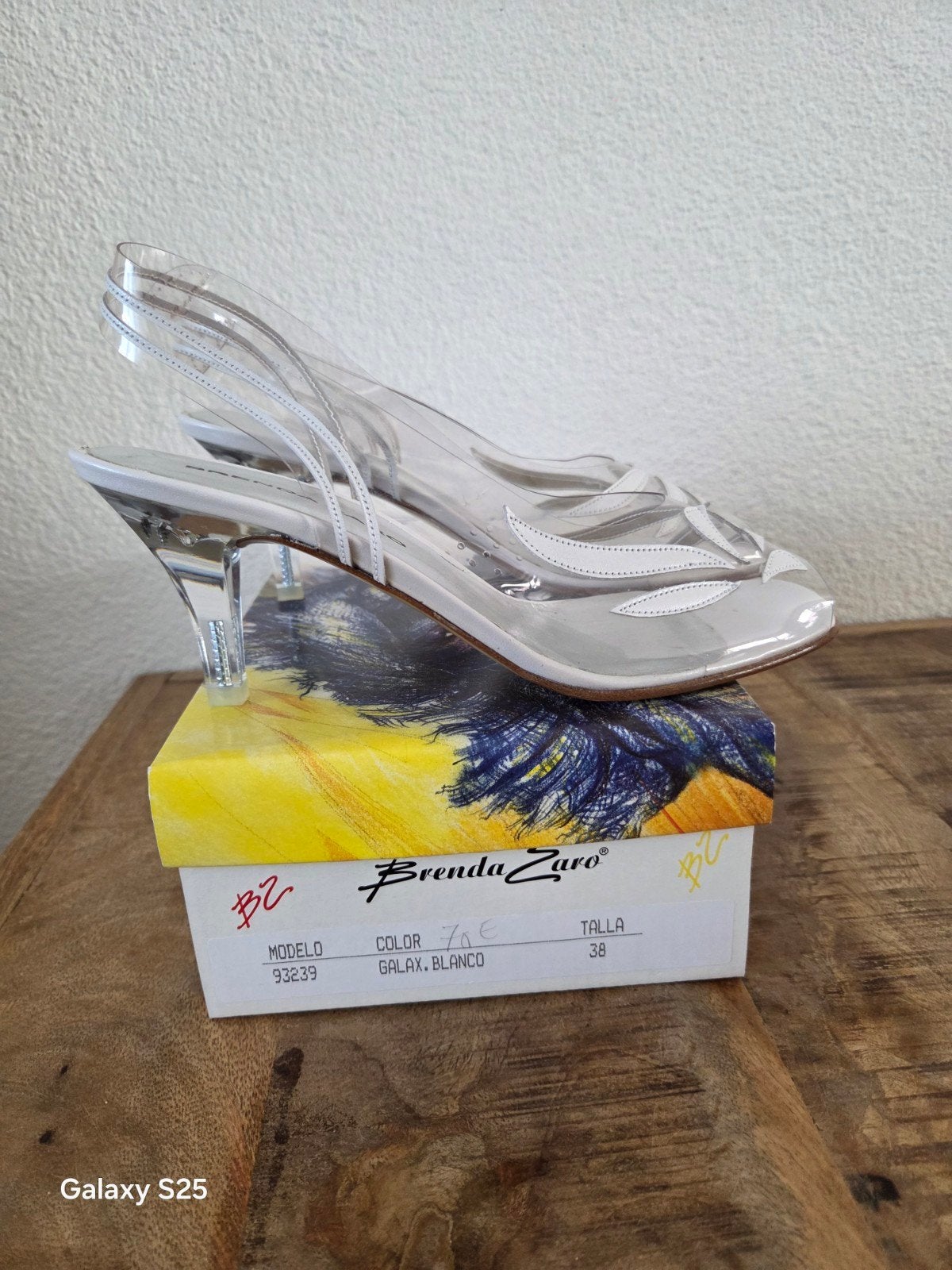 nieuwe damesschoenen, Schoenen met lage hakken, Wit, Brenda Zaro, Nieuw