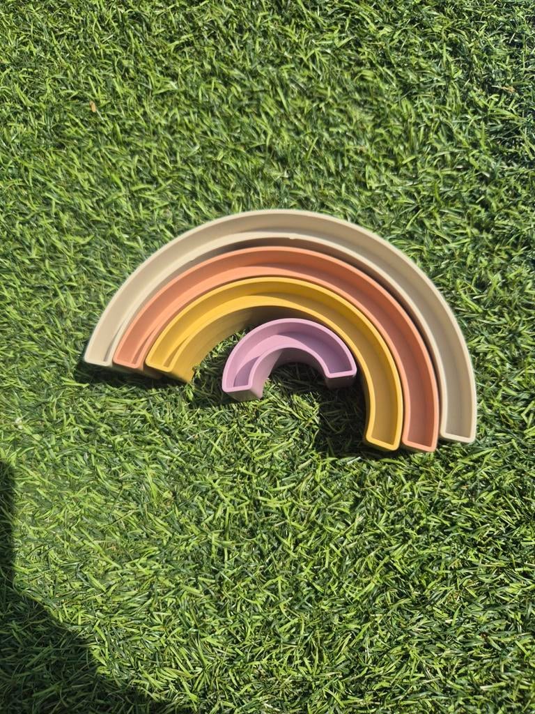 Little Dutch Regenboog Stapeltoren Hout, Ophalen of Verzenden, Gebruikt, Overige typen