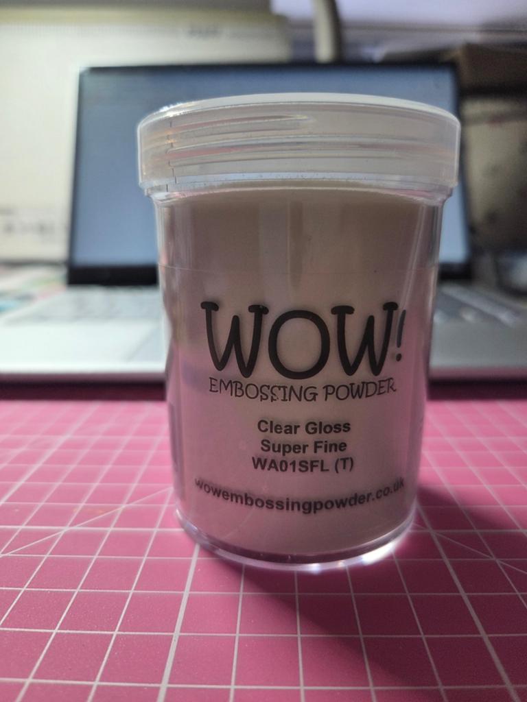 grote pot WOW embossingpoeder Clear Gloss, Ophalen of Verzenden, Nieuw, Overige typen