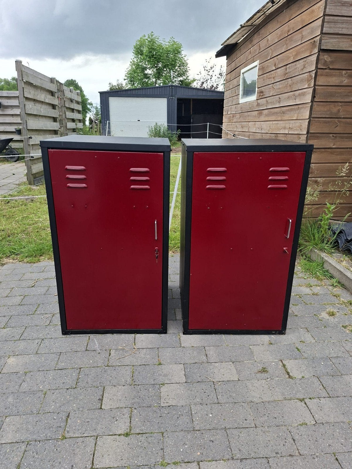 2 zeer nette zadelkasten, Dieren en Toebehoren, Ophalen, Zo goed als nieuw, Dressuur
