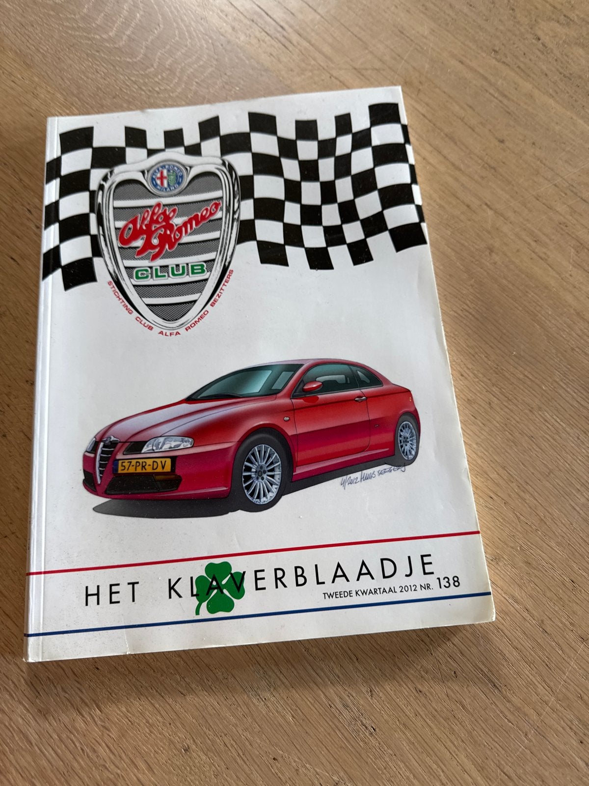 Alfa Romeo Club 'Het Klaverblaadje' 2012 Nr. 138, Ophalen of Verzenden, Gelezen, Alfa Romeo