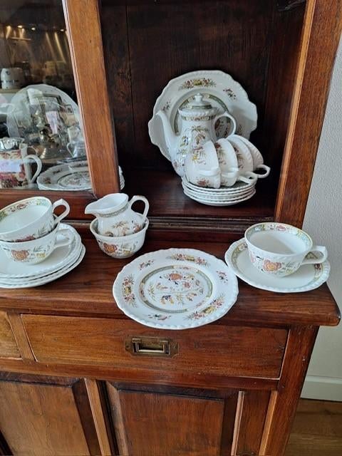 Real English Ironstone – Micratex Adams “Jeddo”, Ophalen of Verzenden, Zo goed als nieuw, Wedgwood, Porselein